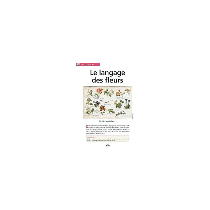 Le langage des fleurs - Collectif