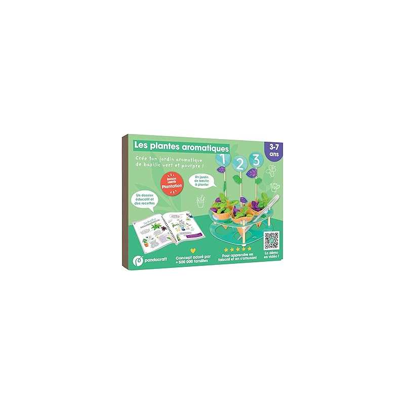 Les plantes aromatiques - kit pandacraft 3-7 ans - Collectif