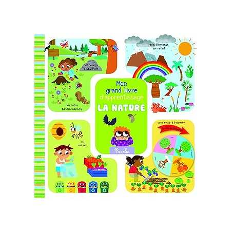La nature - mon grand livre d'apprentissage - Costamagna Beatrice