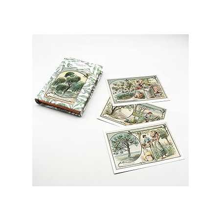 Le petit livre des arbres + cartes postales - Pen Du Dominique