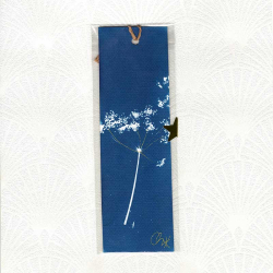 Marque-page cyanotype Ombelle