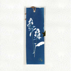 Marque-page cyanotype