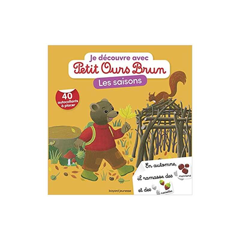Je découvre les saisons avec Petit Ours Brun - Marie Aubinais