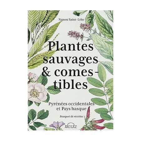 Plantes sauvages & comestibles: Pyrénées occidentales et Pays basque Bouquet de recettes - Nanou Saint-Lèbe