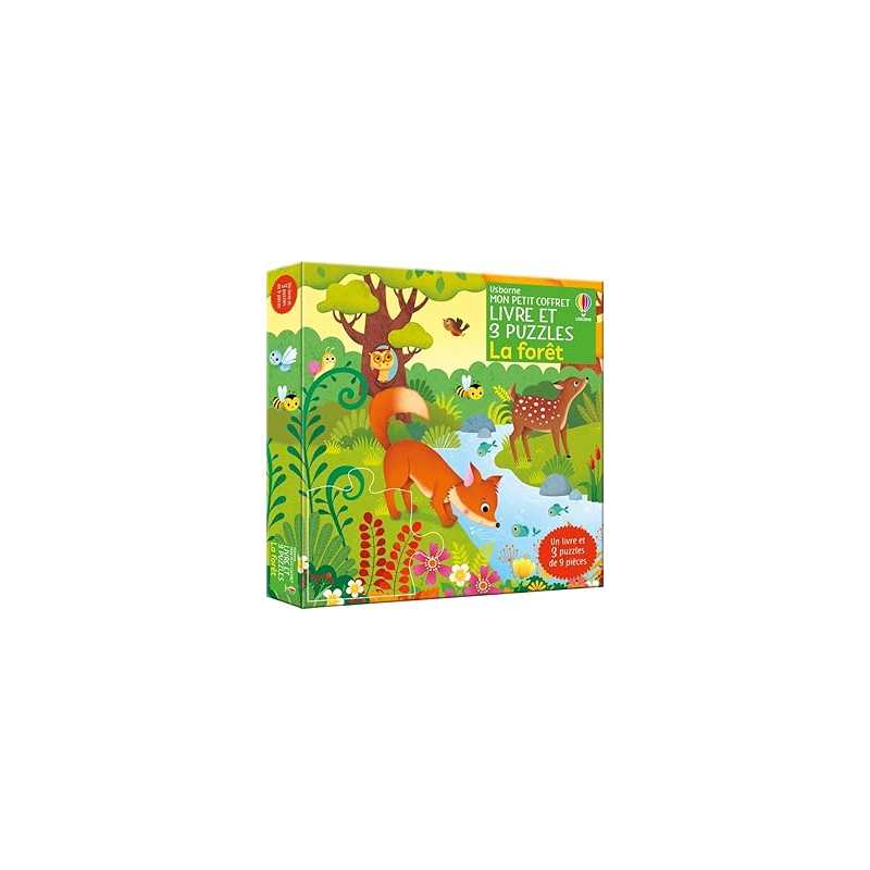 La forêt - Mon petit coffret Livre et 3 puzzles - dès 3 ans - Taplin/Iossa