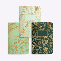 Trio de petits carnets Liberty