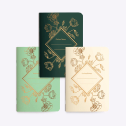 Trio de petits carnets Poppy